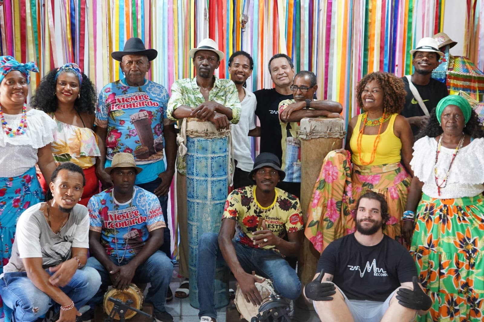 Pontão de Cultura Balaio Maranhense participa da gravação do novo disco do Tambor de Crioula do Mestre Leonardo